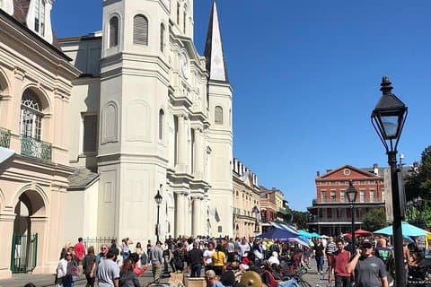 New Orleans liten gruppe by- og kirkegårdstur med hotellhenting