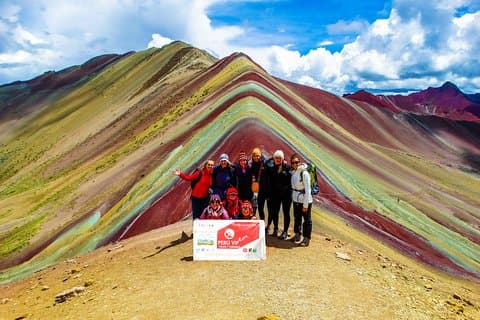 Vinicunca Rainbow Mountain in one day, private with Peru Vip