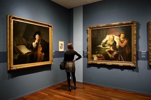 アムステルダムのレンブラントの家美術館の入場券