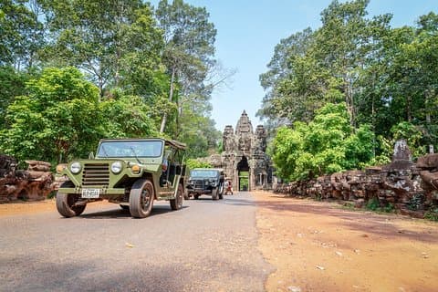Angkor Wat by Vintage Jeep – Private Tour