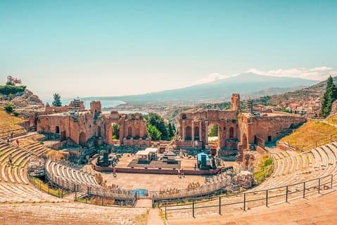 Excursão privada à Etna e Taormina, saindo de Palermo e Cefalù