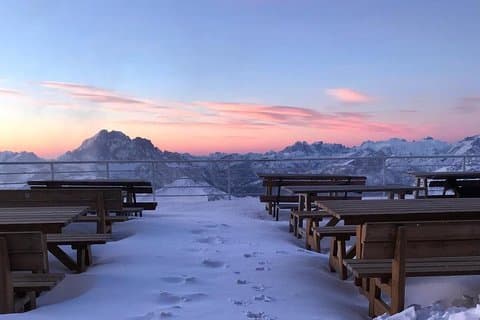 Coração das Dolomitas a partir de Cortina d'Ampezzo