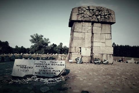 Treblinka tidligere døds- og innvendingskamp fra Warszawa Tour