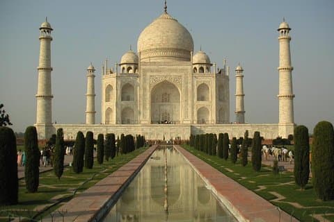 Taj Mahal samma dag agra tur med lyxbil
