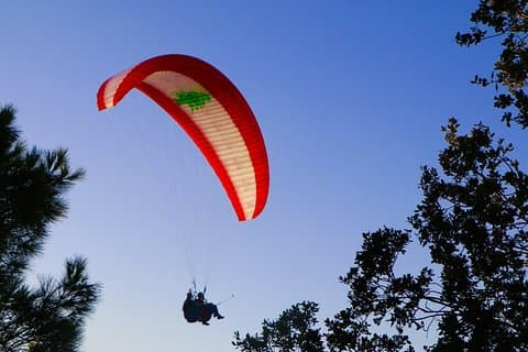 Erster Paragliding Club im Libanon - seit 1992