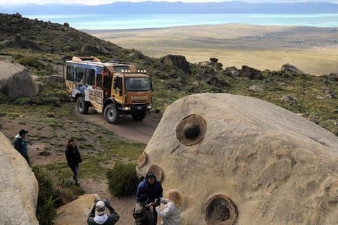 Balkonger i Calafate om morgenen