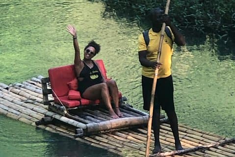 Jamaïque Martha Brae Rafting en bambou avec transport en bus