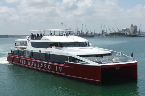 Zanzibar Ferry Terminal Ankomst Overføringer.