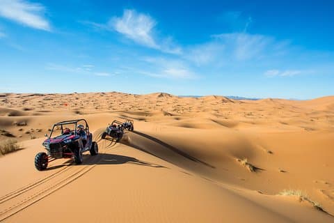Buggy Biking in Merzouga Dunes Desert Erg Chebbi