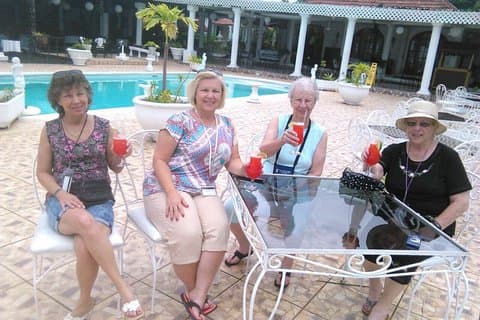 Montego Bay Jamaica to River Tubing and BlueHole River and Falls