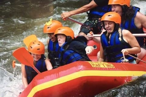 Bali: Rafting auf dem Telaga Waja River und Wasserfall Tukad Cepung