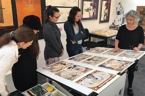 Kunstturné gennem kunstnerworkshops omkring San Miguel de Allende