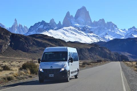Bus fra El Calafate Lufthavn til El Chalten