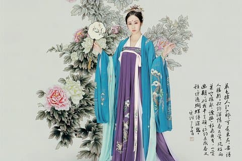 Traditionelles chinesisches kleid set