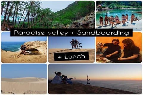 Full day Trip To Paradise valley & Sandboarding (sand surfing) with Lunch