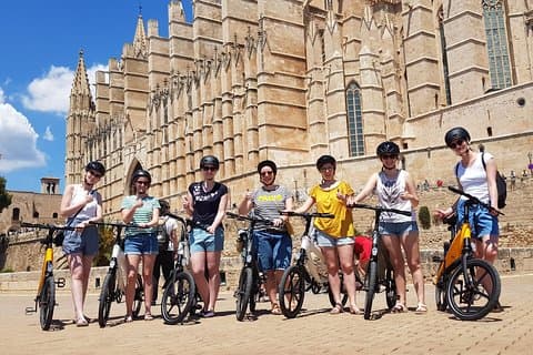 Tour de 2 horas de bicicleta elétrica em Palma