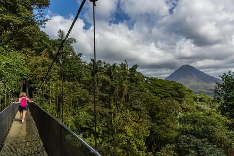 Arenal Hanging Bridges i Mistico Park
