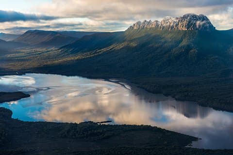 Sydvest Tasmanien Wilderness Experience: Fly Cruise og Walk, herunder frokost