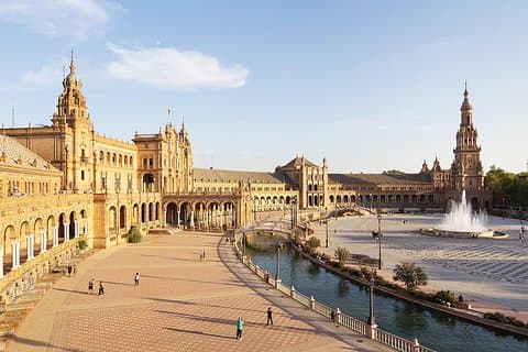 Tour in bicicletta attraverso la zona monumentale di Siviglia