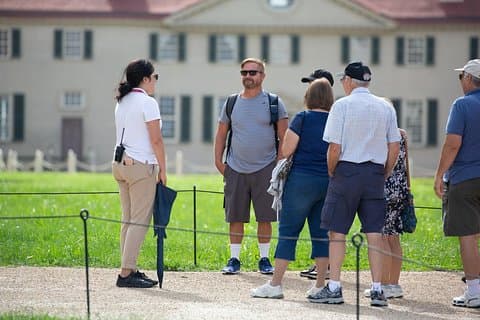 George Washingtons private guidede tur til Mount Vernon