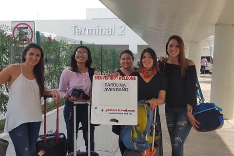 Cancun lufthavn privat overførsel til Cancun hotel zone