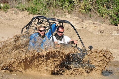 Koprulu Canyon : River Buggy Adventure med Zip-line
