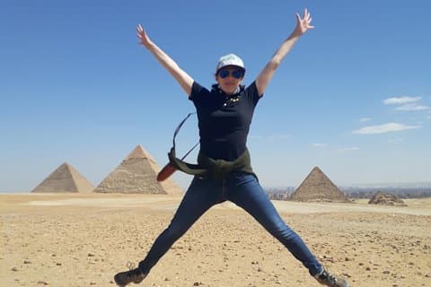 Les pyramides et le sphinx