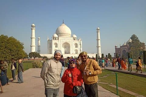Agra City Tour Sunrise and Sunset at Tajmahal