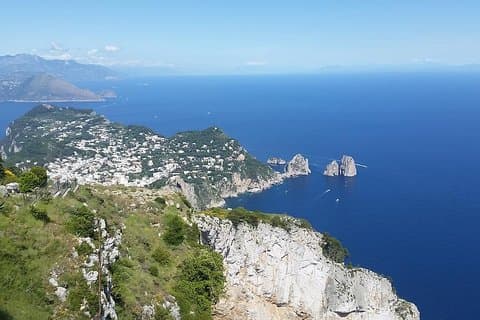 Capri, Gruta azul, Sorrento y Pompeya desde el puerto principal de Sorrento