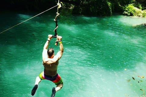 Blue Hole Waterfalls Tour from Falmouth