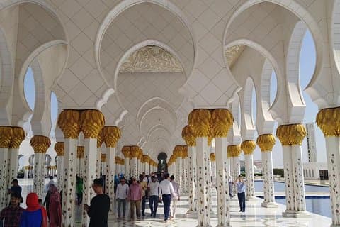Tour privé de 10 heures: villes de Dubaï et Abou Dhabi