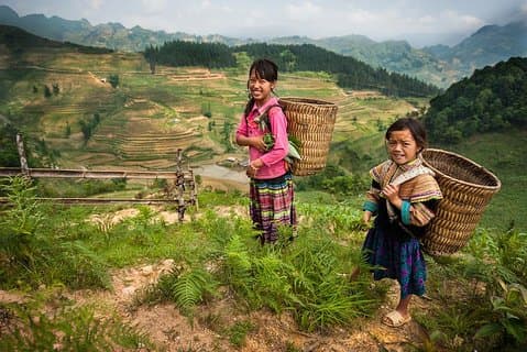 Sapa Trekking Group Tour en bus couchette 2D1N (nuit à l'hôtel)