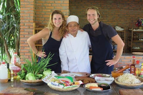 Clase de cocina de Nha Trang (visita al mercado local y al campo)