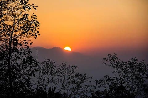 Nagarkot vista torre e caminhar Changunarayan