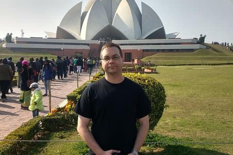 Journée complète au temple à Delhi
