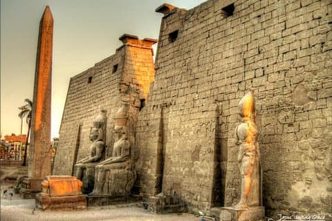 luxor halvdagstur till templen Karnak och Luxor