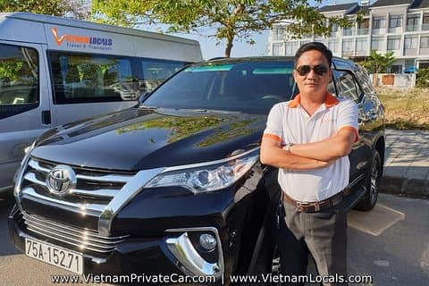 Dong Hoi à Da Nang en voiture privée avec chauffeur professionnel