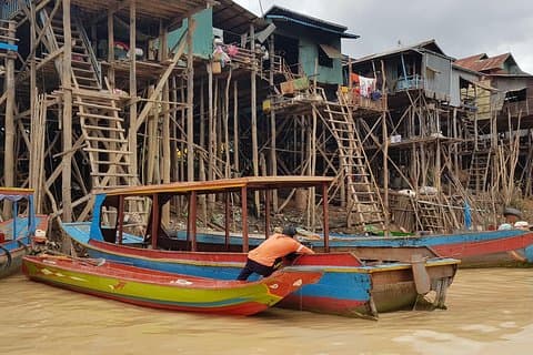 1-tägige Privattour: Kampong Kleng schwimmendes Dorf und Beng Mealea Tempel.