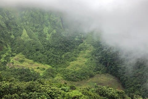 Mount Liamuiga vulkanture