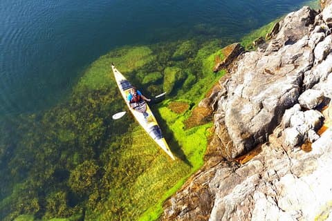 Tour di un giorno in kayak dell'arcipelago di Stoccolma