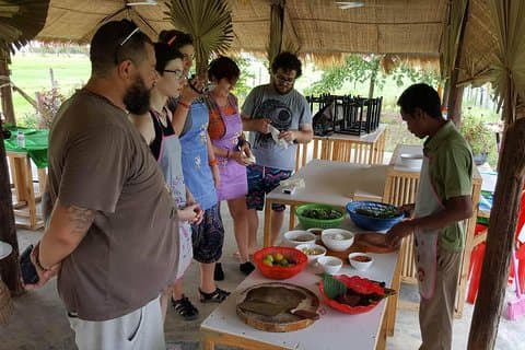 Matlagningskurs i Siem Reap