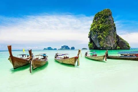 KRABI: 4 eiland snorkelen en ontspannen door Long Trail boot met lunch
