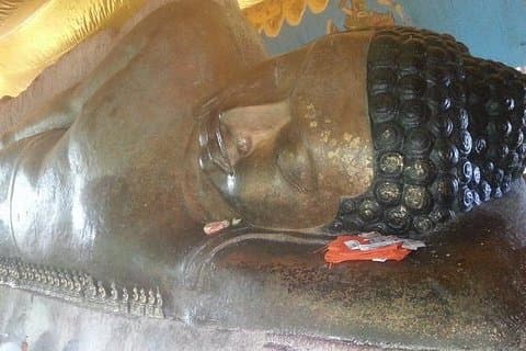 Övernattning Camping tält på Kulen Mountain från Siem Reap
