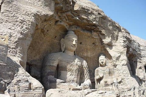 Visite privée d'une journée des grottes de Datong Yungang au départ de Pékin