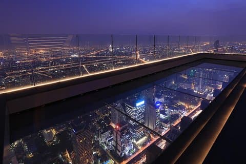Bangkok Mahanakhon SkyWalk oplevelse med privat hotel transfer