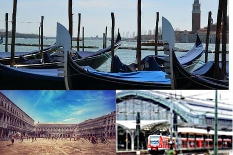 Venice Tour including St Mark Doge's Palace & Gondola Ride from Train Station
