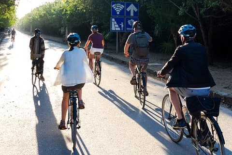Tulum Bike Tour - Rovine Maya e Tacos + Cenote Swim opzionale