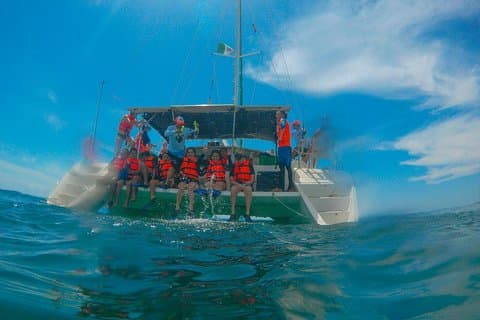Tour di snorkeling e catamarano a Puerto Morelos