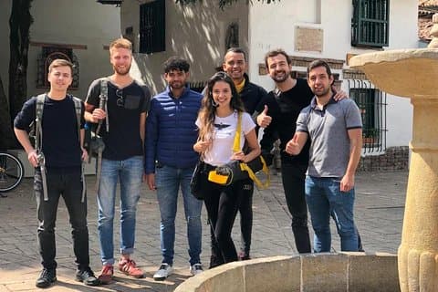 La Candelaria Bogotá Privat bytur 3H med transport