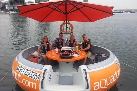 Aquadonut BBQ-bootverhuur